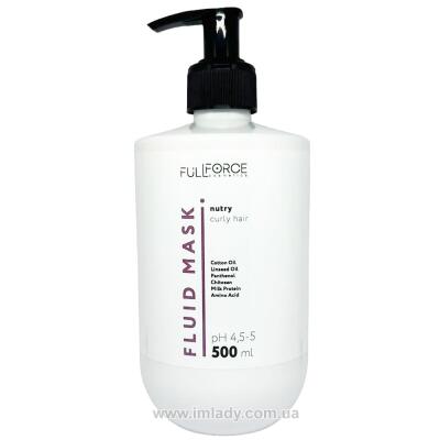 Поживна маска для кучерявого волосся Full Force fluid mask nutry curly hair 500 мл